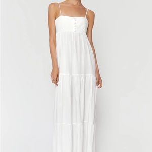 Spiritual Gangster Dolce Embroidered Maxi Dress Small S New